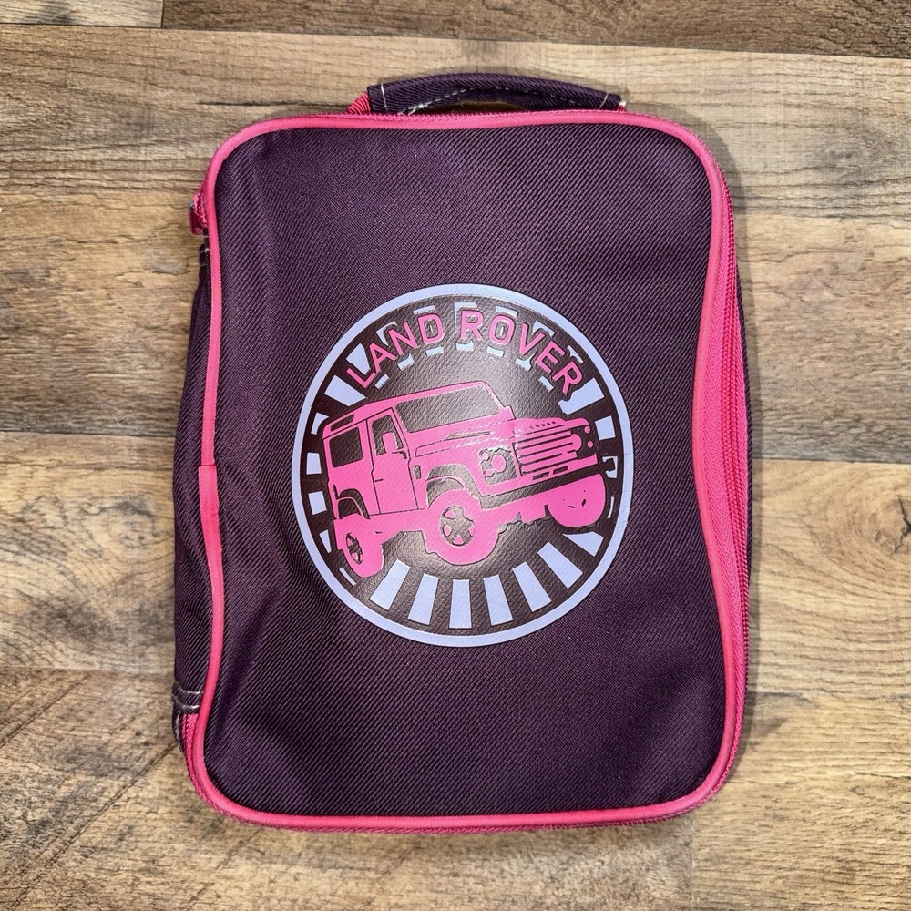 Land Rover Junior Lunch Bag Insulated Maroon